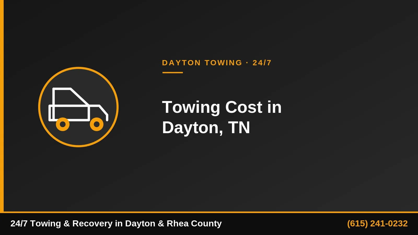 Hendersonville towing service — flatbed tow pricing in Sumner County TN